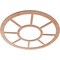 Ekena Millwork Grace Wood Fretwork Pierced Ceiling Medallion, Cherry, 34"OD x 12 3/8"ID x 1/4"T CMWP34X0250GRCH - alternate 2